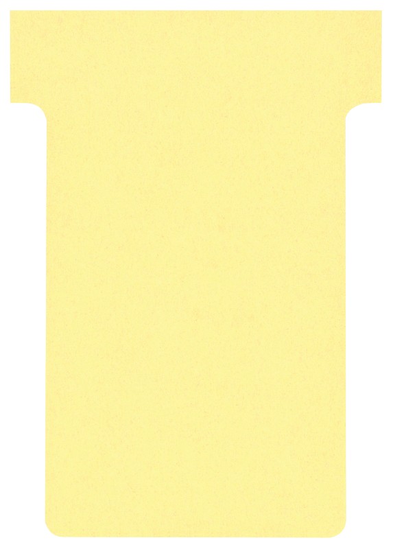 Nobo T-Steckkarten 2002004 Gelb 6 x 8,5 cm