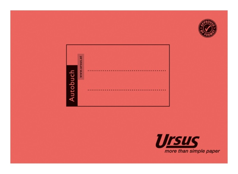 Ursus Style Autobuch T153 A6 quer 54 Blatt 80g/qm