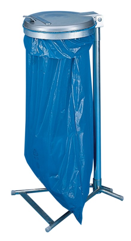 VAR Abfalleimer MS1024 Standard Silber 50 x 53 x 98 cm