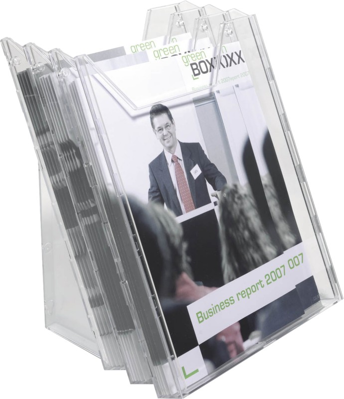 Thumbnail - DURABLE Prospektständer Combibox DIN A4 Transparent 3 Stück