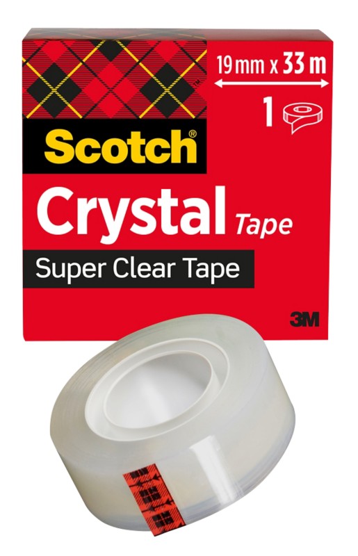 3M Scotch 3M Monterings tape 19mm x 3,6m. Gjennomsiktig