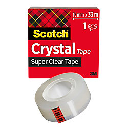Scotch Crystal Klebeband 19 mm x 33 m Transparent Kristallklar C6001933