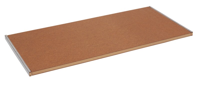 Manuflex Fachboden 2 Fachböden Holz 970 x 600 mm Braun 2 Stück