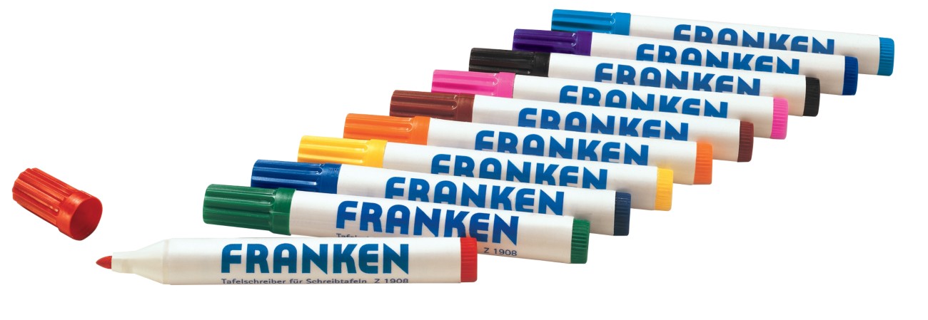 Franken Whiteboard-Marker Farbig sortiert 10 Stück Z1901