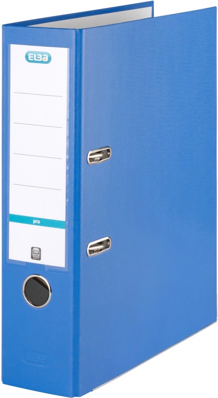 Thumbnail - ELBA Smart Pro Breit Ordner DIN A4 80 mm Blau 2 Ringe 100202148 Pappkarton, PP (Polypropylen)
