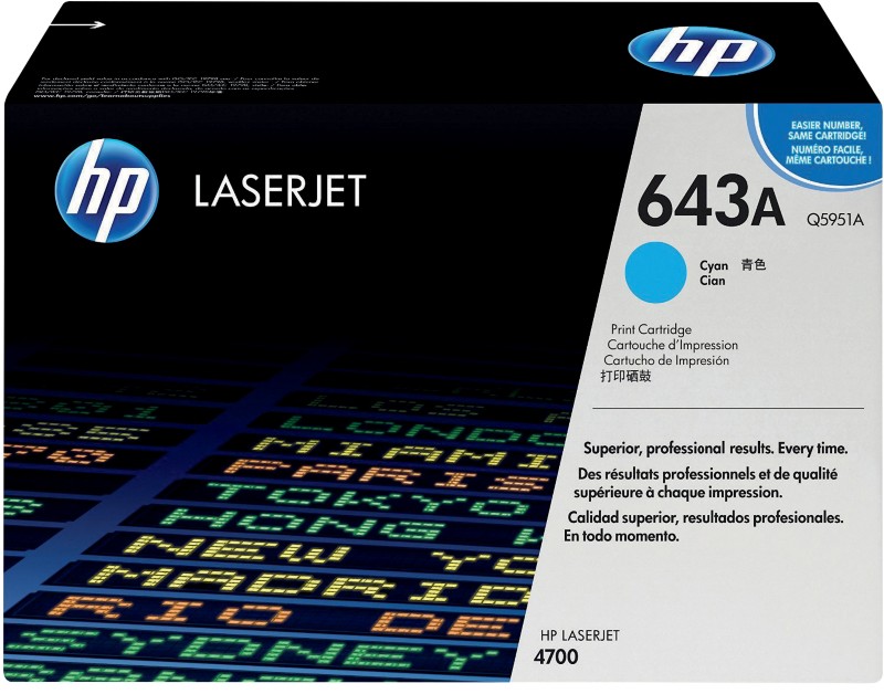 Thumbnail - HP 643A Original Tonerkartusche Q5951A Cyan