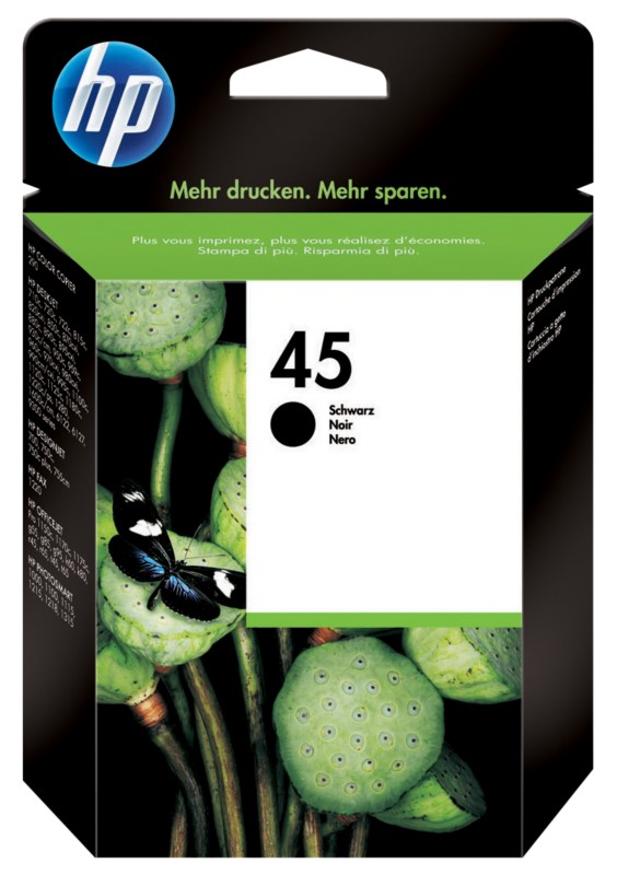 HP 45 Original Tintenpatrone 51645AE Schwarz