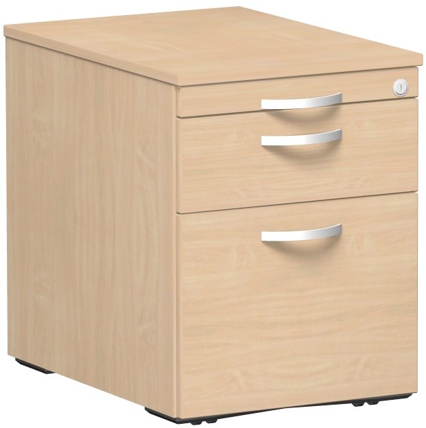 Geramoebel Rollcontainer Speed Office Buche-Nachbildung 430 x 600 x 566 mm