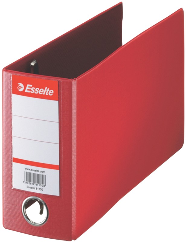 Esselte Breit Ordner 80 mm Rot 2 Ringe 47091 PP (Polypropylen) Querformat