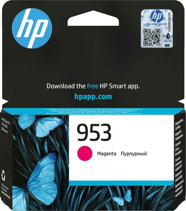 HP 953 Original Ink Cartridge F6U13AE Magenta