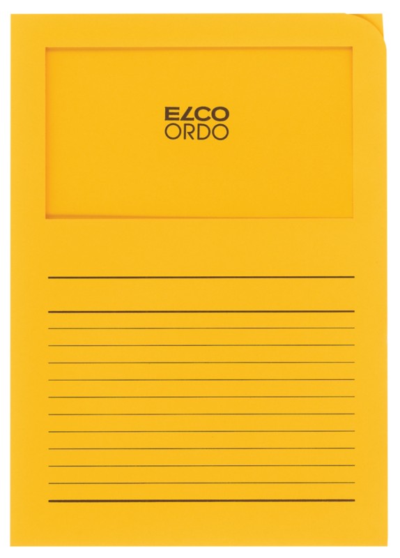 Elco Ordo Classico Ordnungsmappe DIN A4 Gelb, Gold Papier 120 g/m² 100 Stück