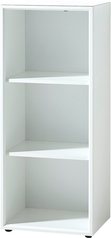 GERMANIA Melamin Bücherregal 2 Fachböden 500 x 370 x 1.200 mm Weiß