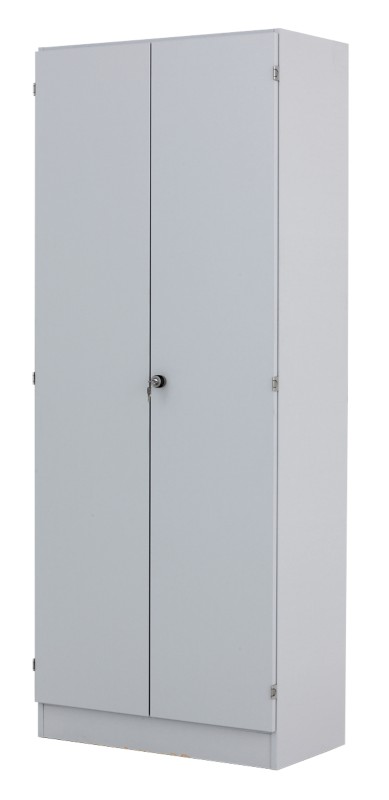 Hammerbacher Flügeltürenschrank Future Lichtgrau 800 x 420 x 2.004 mm