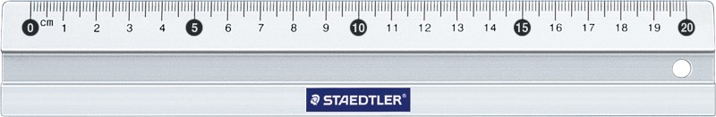 STAEDTLER Lineal Aluminium 20 cm