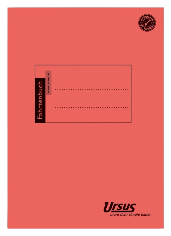 Ursus Style Fahrtenbuch T154 A5 40 Blatt 80g/qm