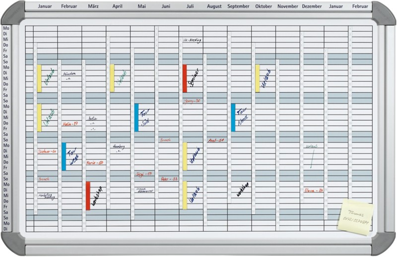 Franken Jahresplaner EuroLine® 5000 Mehrfarbig 91 x 60 cm