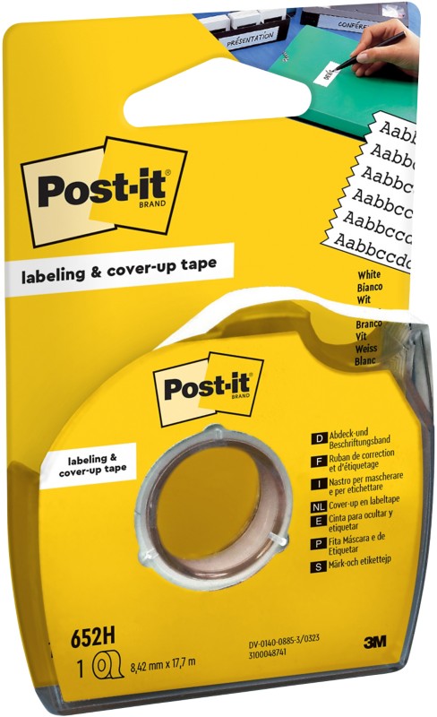 Post-it Korrektur- und Abdeckband Weiss
