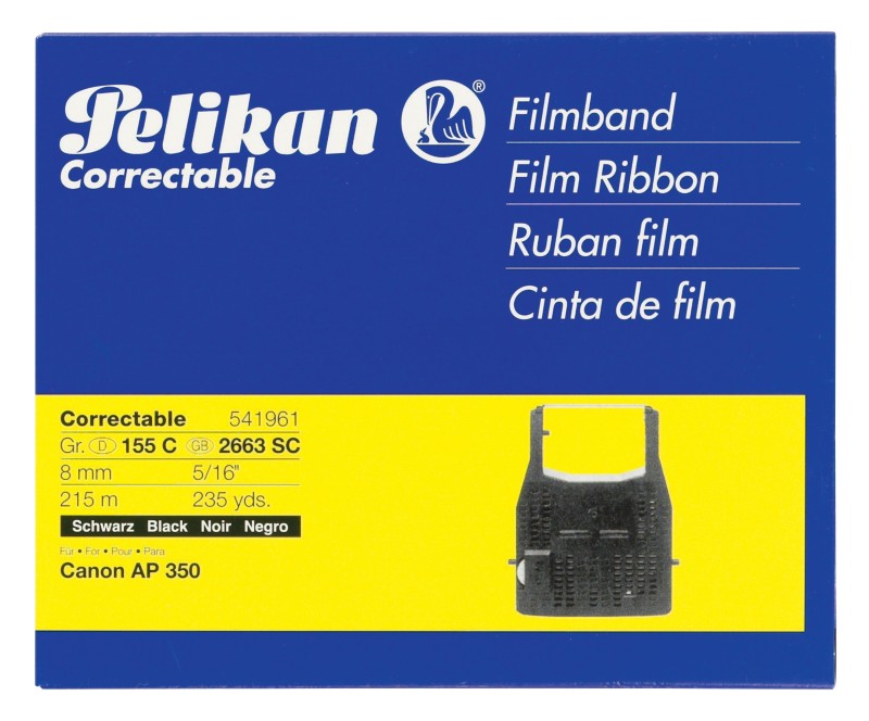 Pelikan Farbband für Schreibmaschinen 5 Gr. 155C, 541961 0,8 cm Schwarz