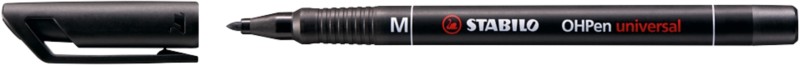 STABILO OHPen universal Folienstift 1.0 mm Nadelspitze Schwarz