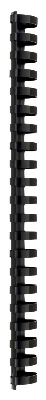 Thumbnail - GBC Kunststoff Plastikbinderücken Schwarz 32 mm 280 Blatt DIN A4 50 Stück