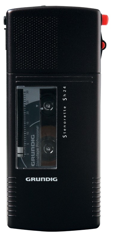 Grundig Analoges Diktiergerät Stenorette SH 24 Schwarz