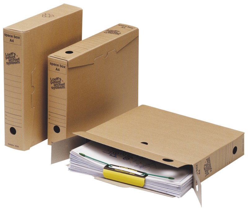 Loeff's 4550 Archivbox Braun 6,3 x 32 x 24,5 cm 50 Stück