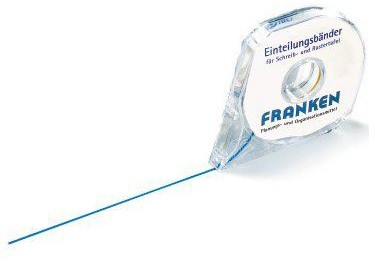 Franken Aufteilungsband 0,3 cm x 10 m Blau S1413 03