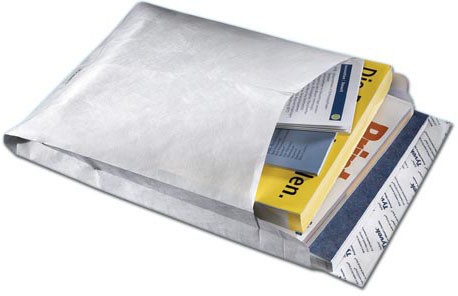 Tyvek Versandtaschen EB4 55 g/m² Weiß Ohne Fenster Abziehstreifen 262 x 371 mm 100 Stück