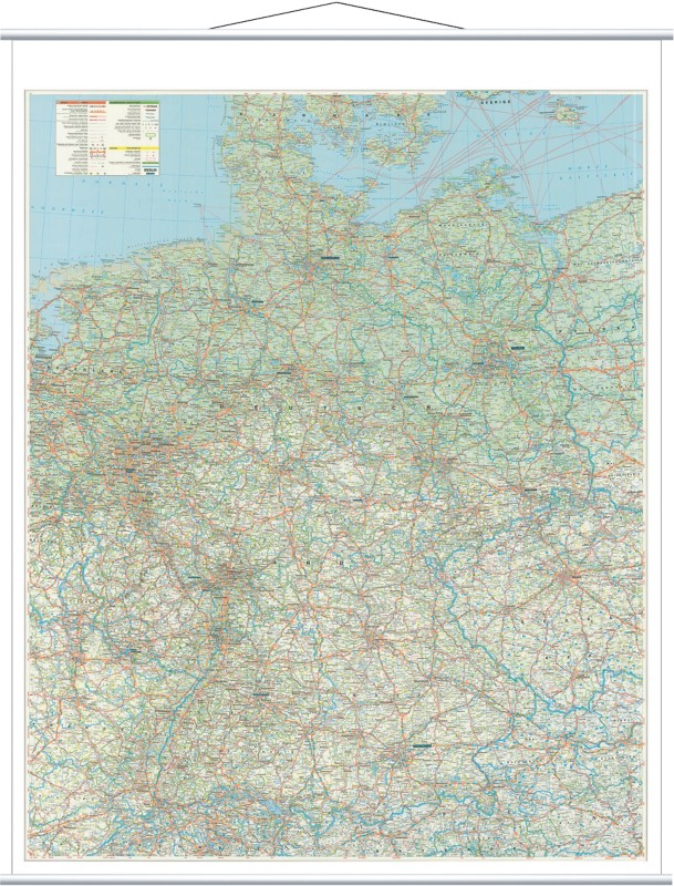 Thumbnail - Franken Kartentafel Wandmontage 970 (B) x 1.370 (H) mm