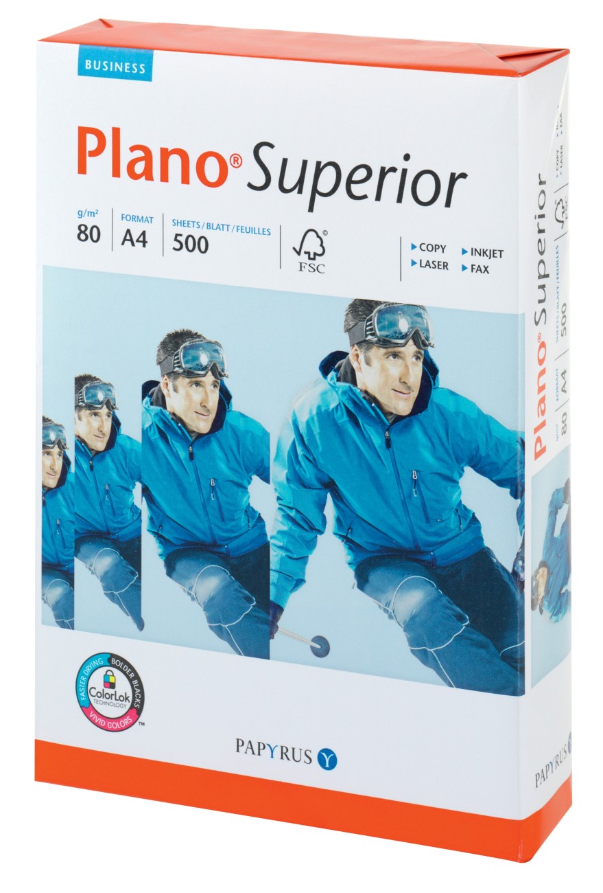 Plano Superior Kopier-/ Druckerpapier DIN A4 80 g/m² Weiß 500 Blatt