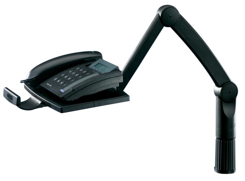 Thumbnail - Hansa Telefon-Schwenkarm TSA 5020 Kunststoff, Metall Schwarz 26 x 18,5 x 49 cm