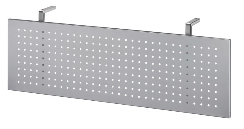 Hammerbacher Sichtblende Aluminium Matrix Silber 1.150 x 350 mm