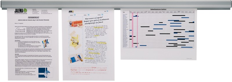 Jalema Präsentationsleiste Grip Silber