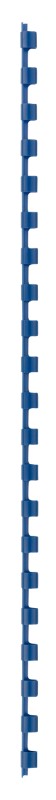 Thumbnail - GBC Kunststoff Binderücken Blau 6 mm 25 Blatt DIN A4 100 Stück