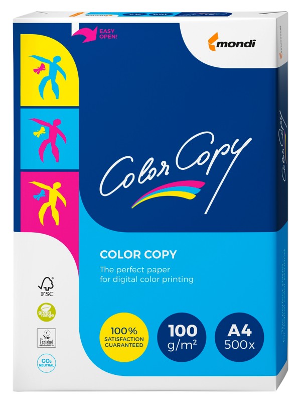 Thumbnail - Mondi Color Copy DIN A4 Druckerpapier Weiß 100 g/m² Satin 500 Blatt