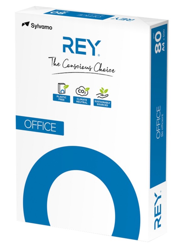 Rey Office DIN A4 Druckerpapier Weiß 80 g/m² Glatt 500 Blatt