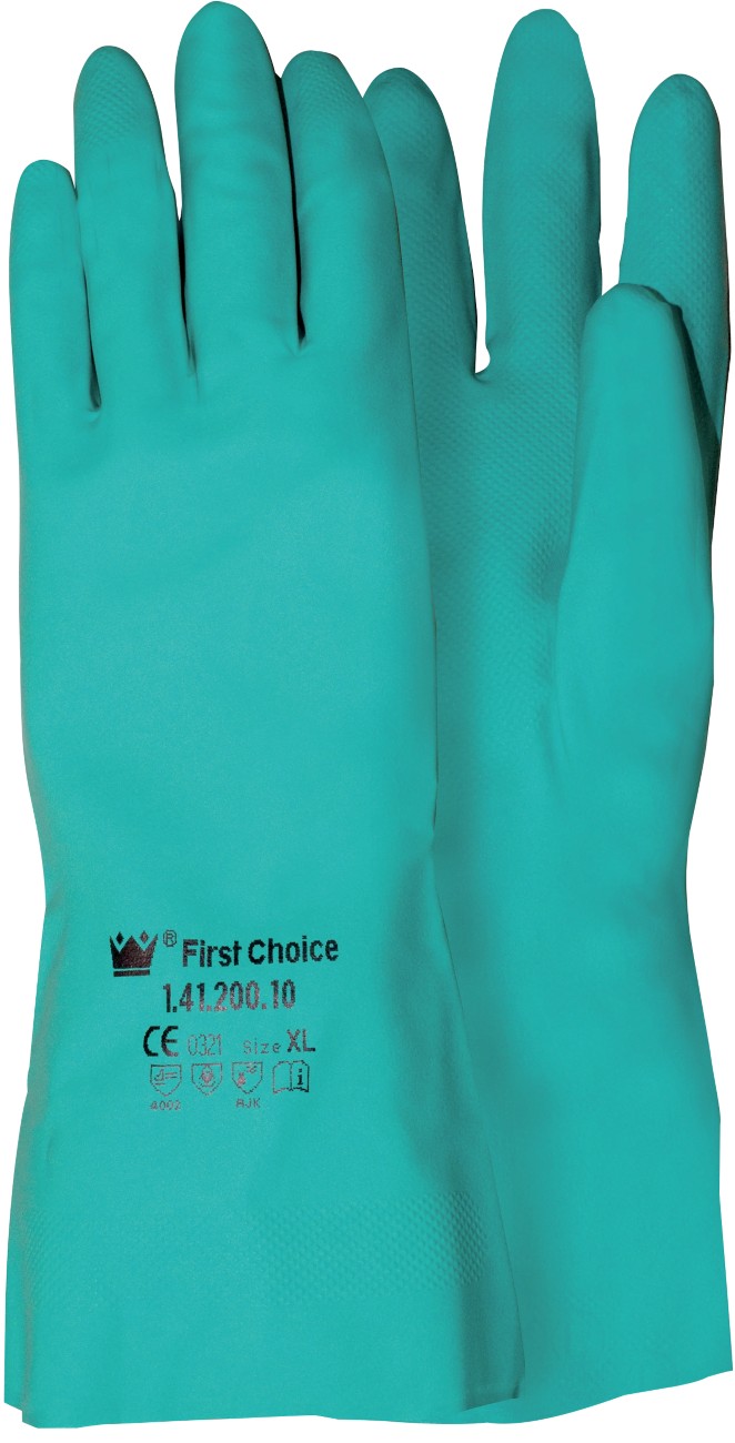 Handschuhe First Choice Nitril Größe M Grün 1 Paar à 2 Handschuh Ungepudert