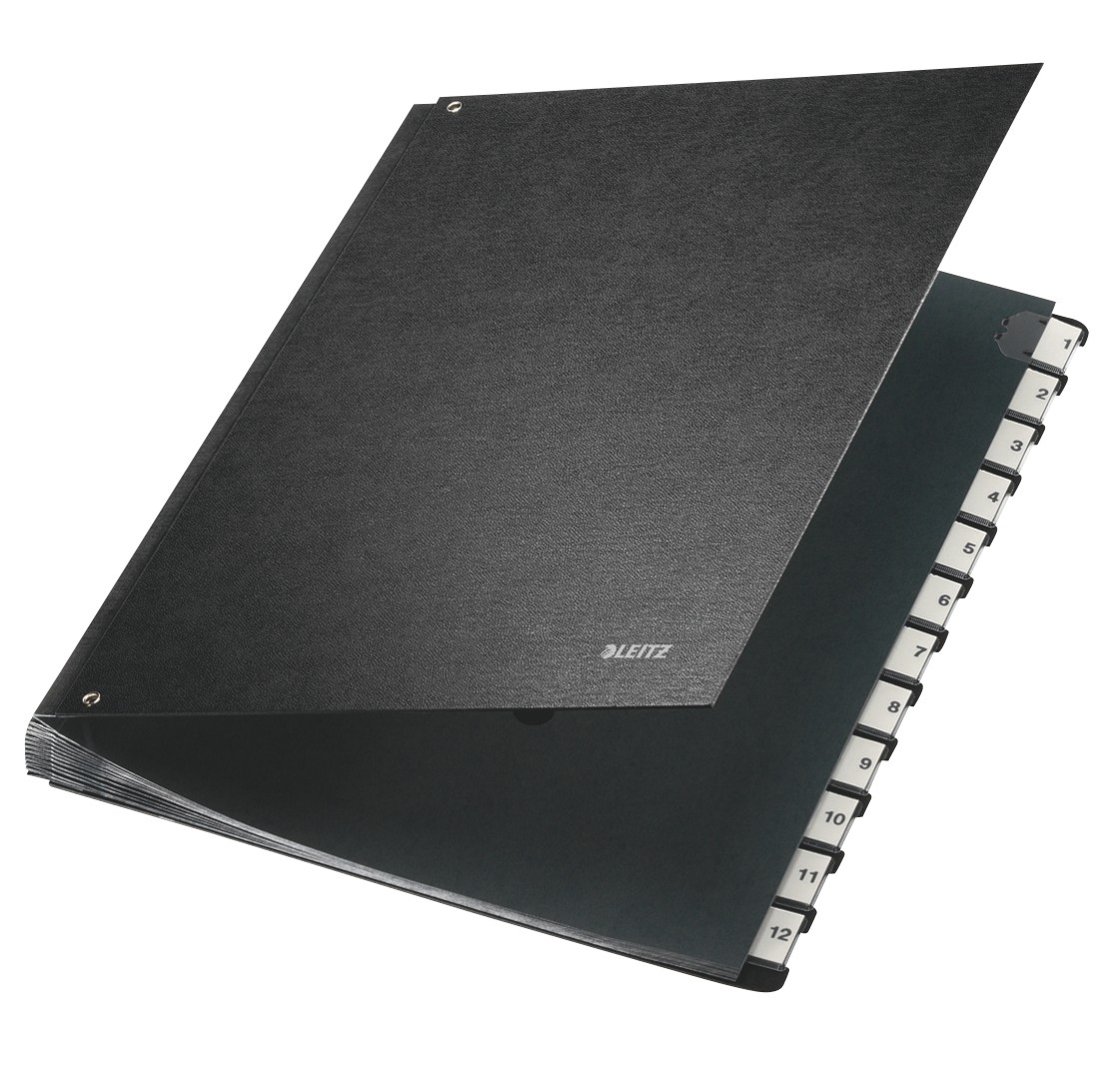 Leitz Pultordner 5812 DIN A4 Schwarz Hartpappe