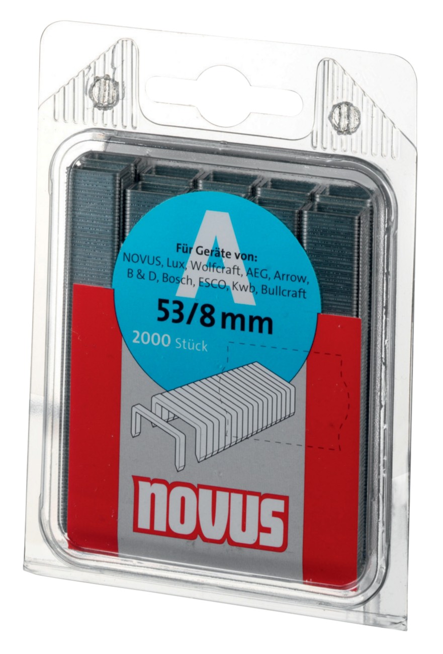 Novus Heftklammern A Typ 53/8 53/8 2000 Heftklammern