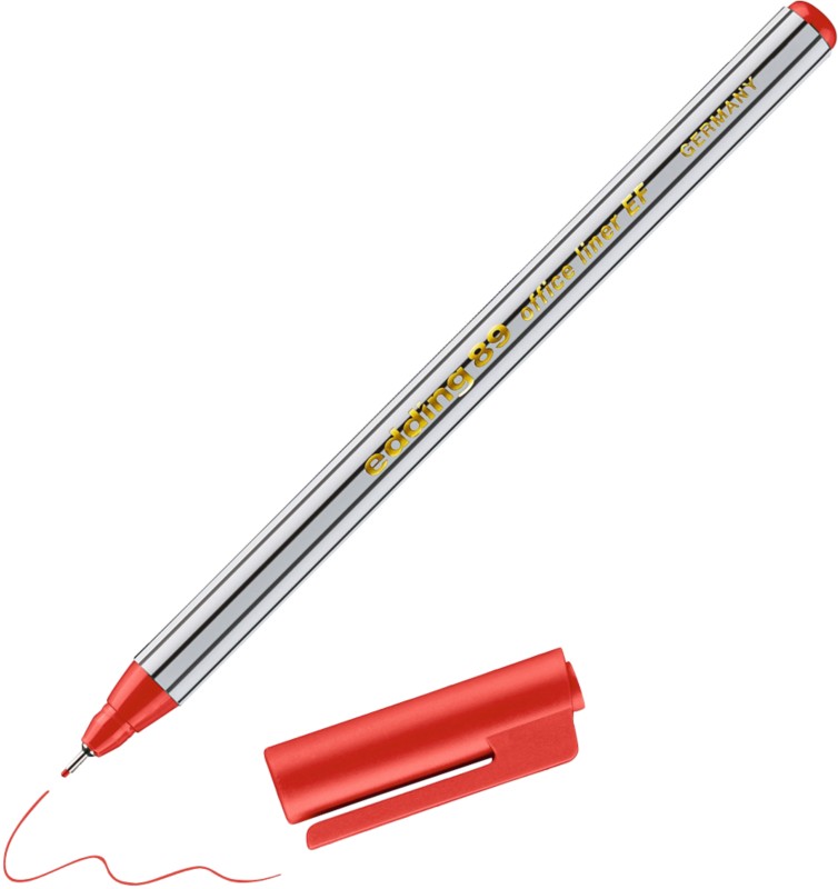 edding Fineliner 0,3 mm Rundspitze Rot 89