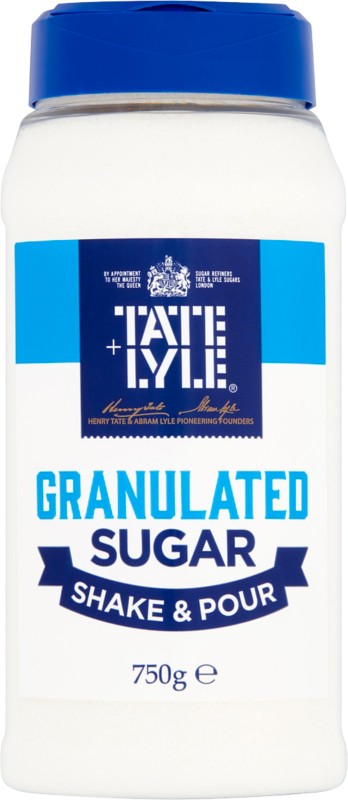 Tate & Lyle White Granulated Pure Cane Sugar Shake & Pour 750g