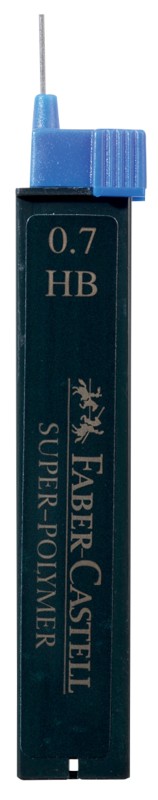 Thumbnail - Faber-Castell Super-Polymer Bleistiftmine 0,7 mm HB Schwarz 12 Stück