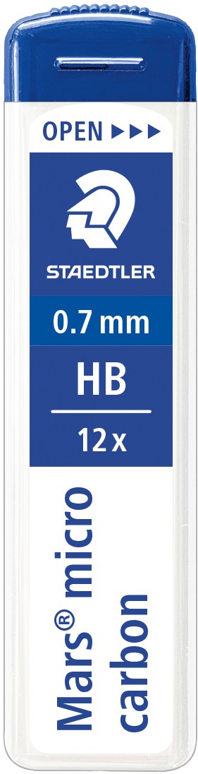 Thumbnail - STAEDTLER Feinminen 250 07-HB Schwarz 12 Stück