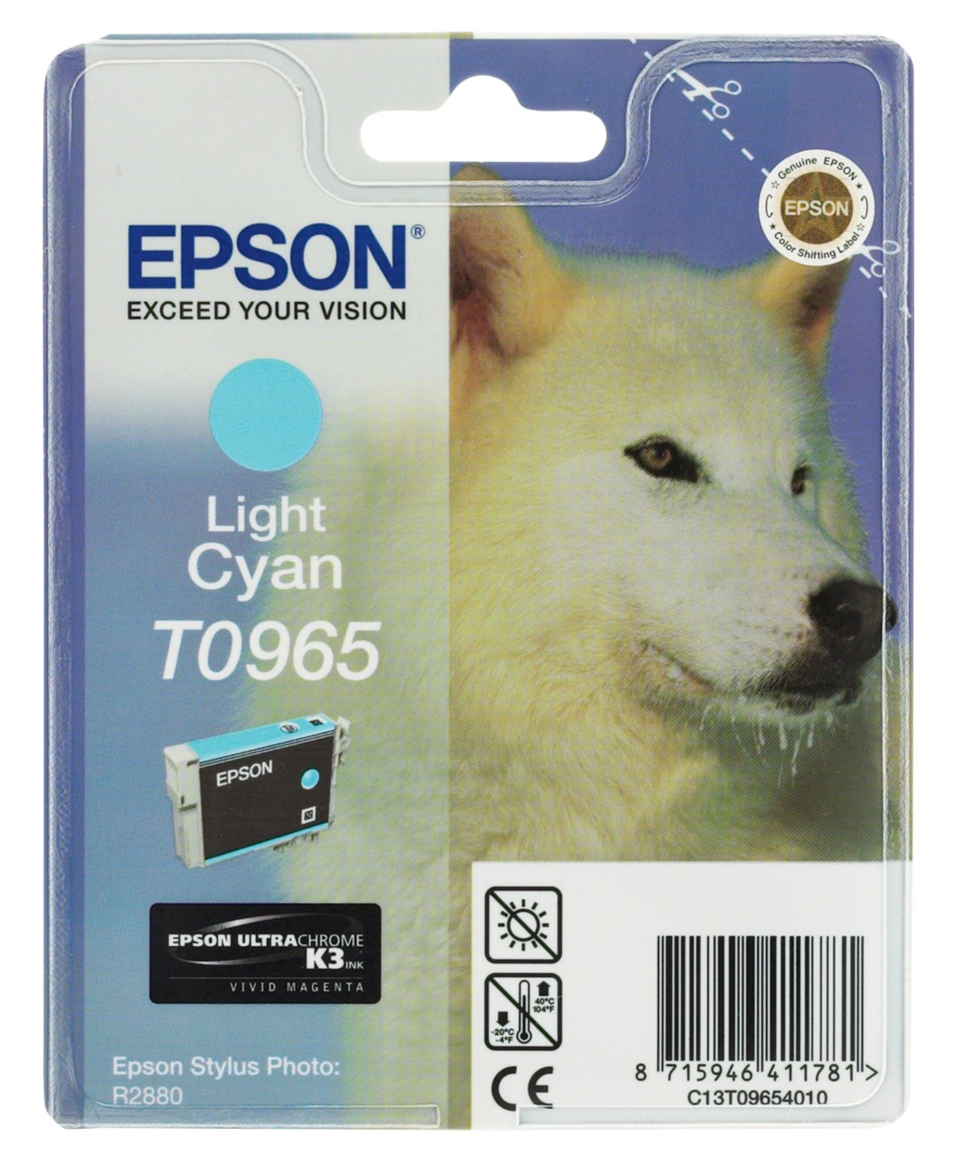 Epson T0965 Original Tintenpatrone C13T09654010 Hell Cyan