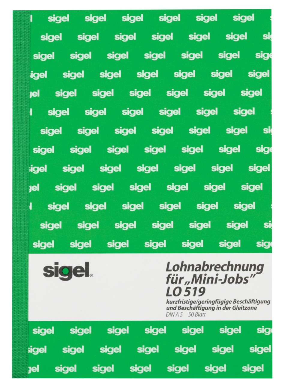 Sigel Lohnabrechnung LO519 DIN A5 hoch 50 Blatt