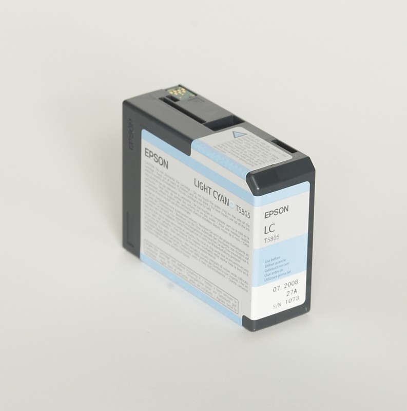 Thumbnail - Epson T5805 Original Tintenpatrone C13T580500 Hellcyan