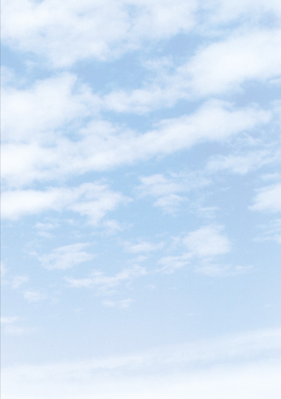 Sigel Designpapier Wolken DIN A4 90 g/m² Weiß, Hellblau 100 Blatt DP565