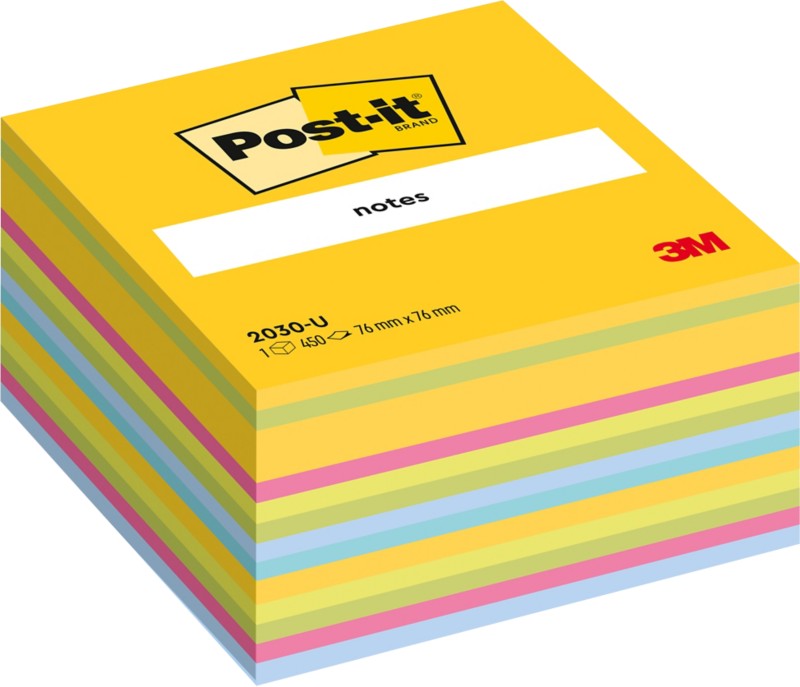 Post-it Haftnotizenwürfel 76 x 76 mm Ultrafarben 450 Blatt