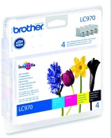 Thumbnail - Brother LC970VALBP Original Tintenpatrone Schwarz, Cyan, Magenta, Gelb Multipack 4 Stück