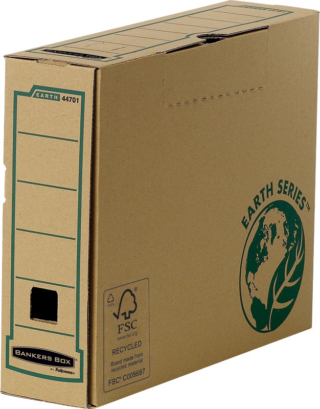 Bankers Box Earth Series Archivschachtel A4 FSC Braun 250 (H) x 80 (B) x 315 (T) mm 20 Stück